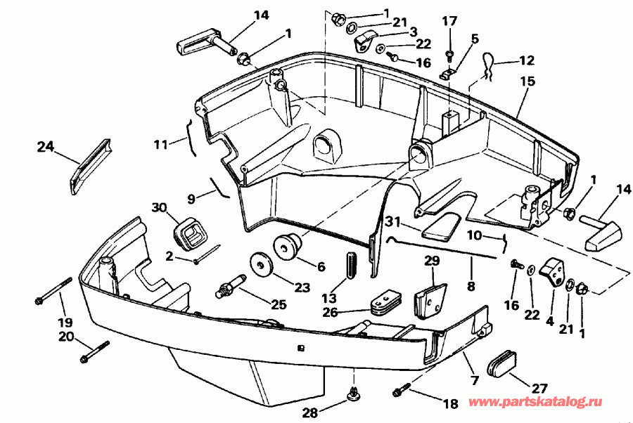 ��������� ����� ������� E200TXENE 1992  - wer ������ ��������� (�����) / wer Engine Cover
