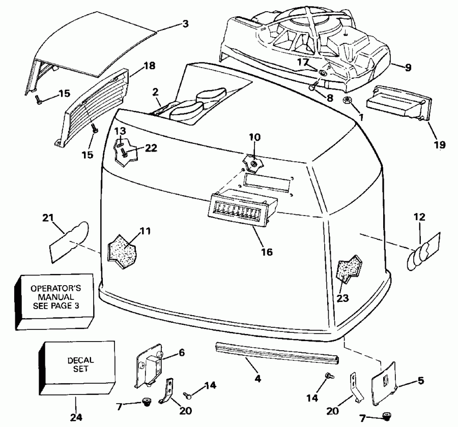  ������� E225CXENR 1992  - Evinrude - 185 / Evinrude - 185