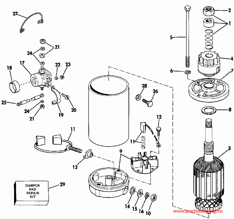 ��������� EVINRUDE E225PLENR 1992  - wer ������ ��������� (�����)