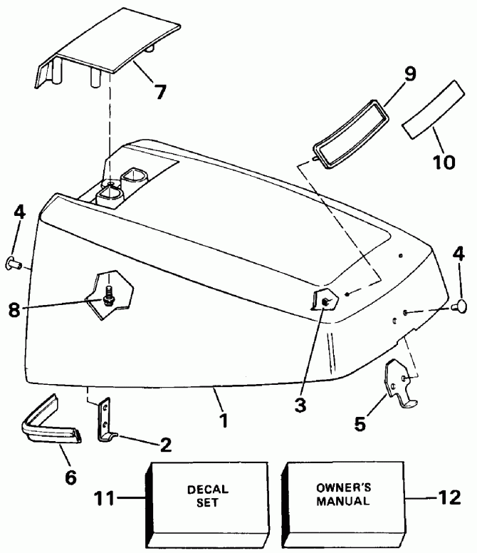 ��������� ��������� EVINRUDE E225PXENR 1992  - int Chart
