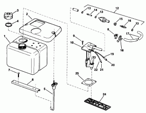 Vro2 �������� ��� Kit - 1.8 ������ (Vro2 Oil Tank Kit - 1.8 Gallon)