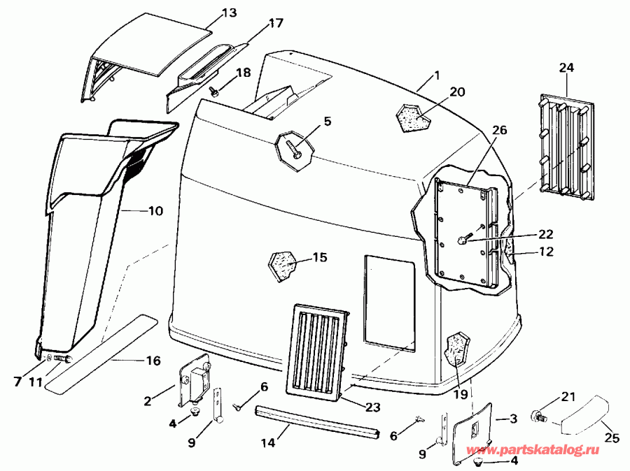 ��������� ����� EVINRUDE E250TZEND 1992  - Johnson / Johnson