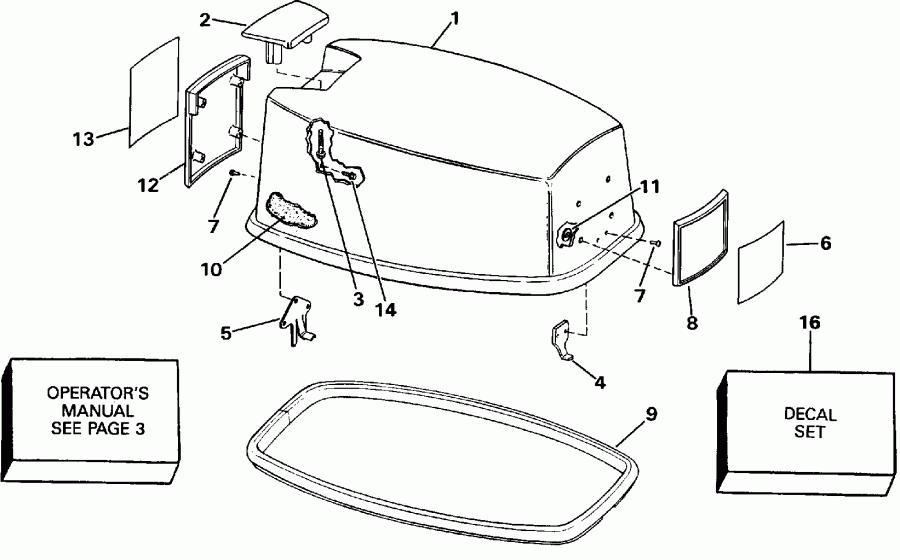 ��������� EVINRUDE E25TELEND 1992  - Johnson - Johnson