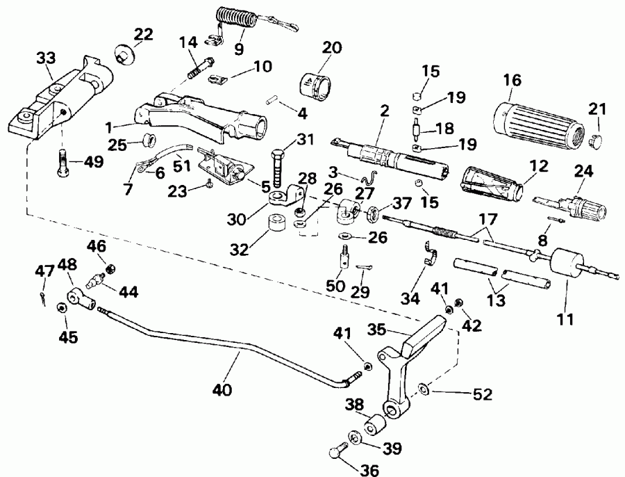 ��������� �������� ����� ������� E25TELEND 1992  - eering And Shift Handle - ee������ � ������������� Handle