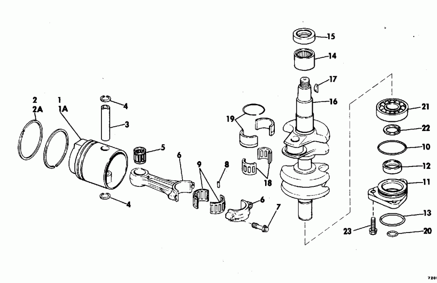 ����� EVINRUDE E28ESLENE 1992  - ank��� & �������