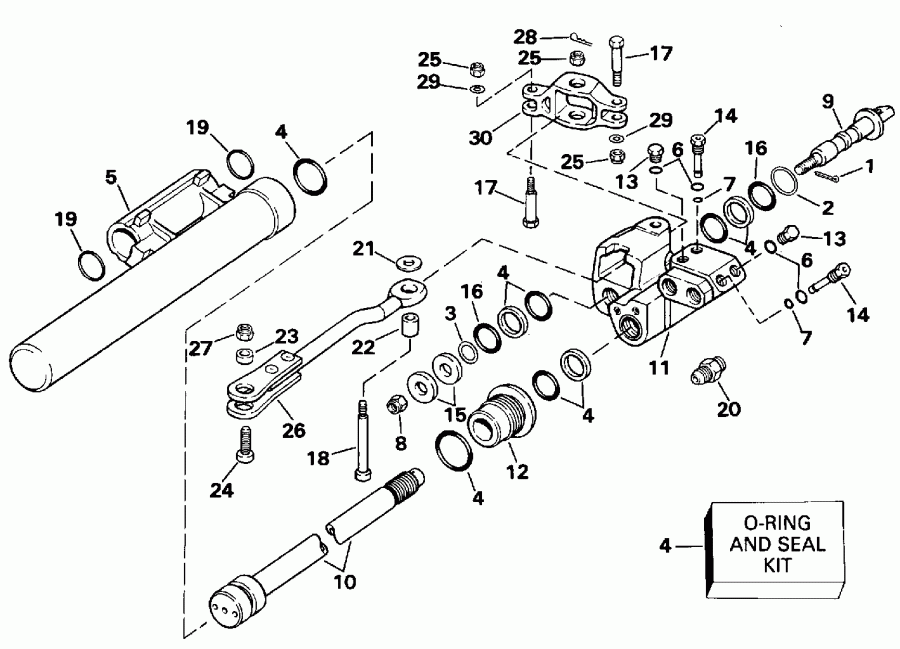 ��������� ��������� ������� E300CXEND 1992  - linder & ������ Assembly