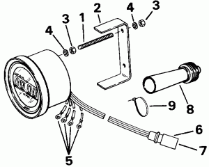Quartach �������� - ������ ��������� - �������� - �������� In (Quartach Tachometer - Flush Mount - Digital - Plug In)