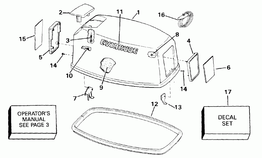 ��������� ����� Evinrude E30ELENR 1992  - Evinrude / Evinrude