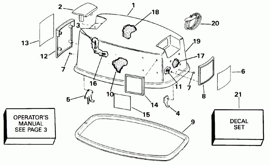 ��������� Evinrude E30ELENR 1992  - Johnson / Johnson
