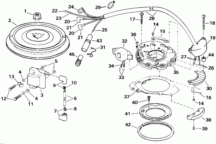 ��������� Evinrude E30RENR 1992  - nition