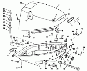 ������ ��������� (�����) - Evinrude (Engine Cover - Evinrude)