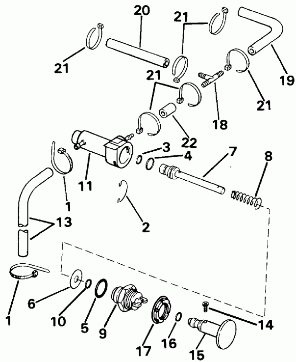 ��������� Evinrude E30RLENR 1992  - imer System