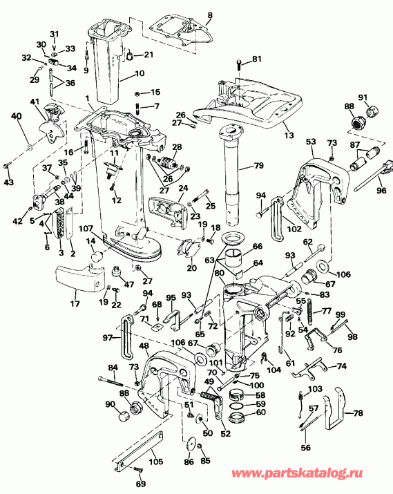��������� �������� ����� EVINRUDE E30TELENR 1992  - 0 Models Only - 0 Models Only