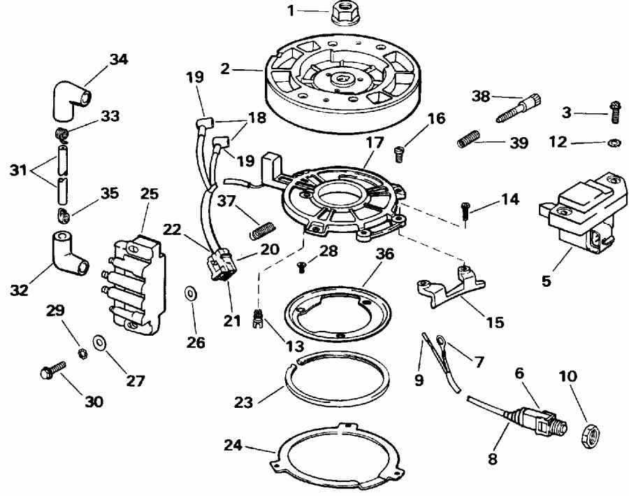 ��������� Evinrude E3RENM 1992  - nition - nition