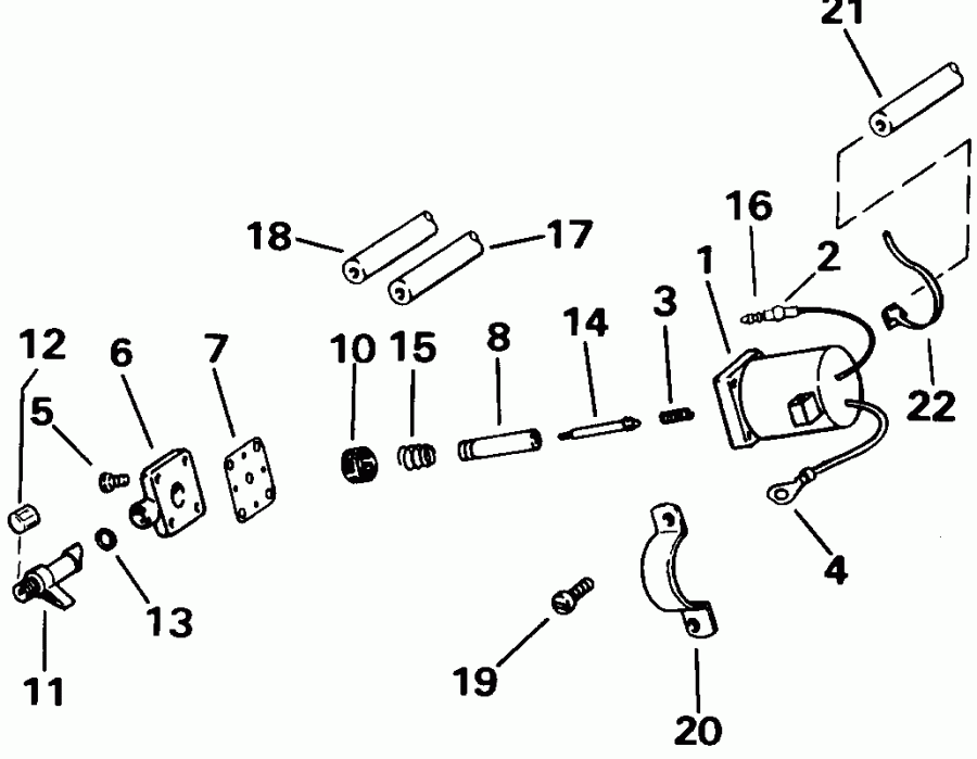 �������� ��������� ����� ������� E40TLENJ 1992  - Electric Start / Electric Start