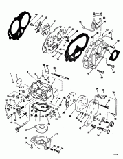 ������ ��������� (�����) - Evinrude 50 (Engine Cover - Evinrude 50)