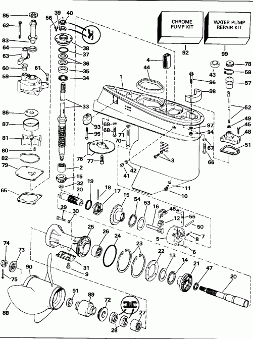 �������� ����� Evinrude E45WMLENM 1992  - arcase - arcase