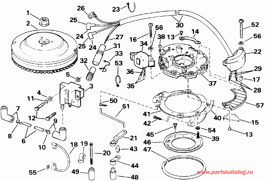 �������� ��������� ����� Evinrude E4RDHENM 1992  - nition - nition