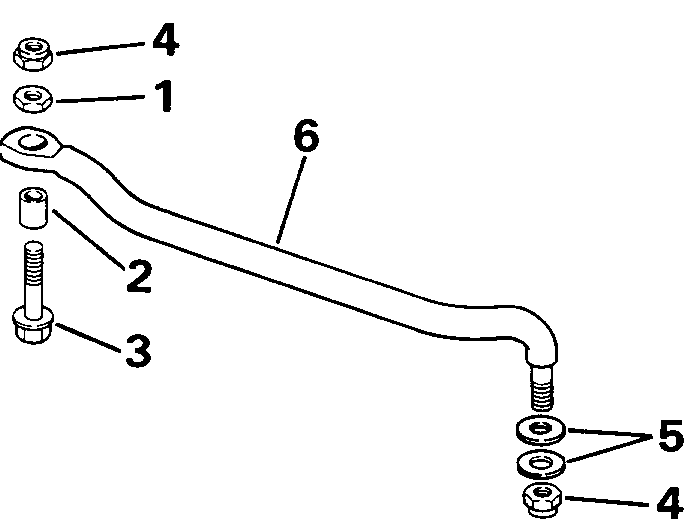 ����� EVINRUDE E50BEENJ 1992  - ee������ ����������� Kit - eering Link Kit