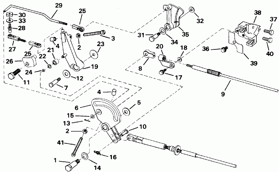     E50BEENM 1992  - ift & Throttle Linkage - ift &  age