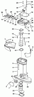 �������� ����� EVINRUDE E50RNLIB 1992  - ift & Throttle Linkage (continued) / ift & ����������� ��������age (continued)