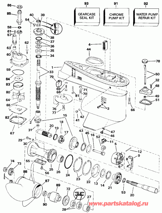  EVINRUDE E65WMLENE 1992  - arcase - arcase