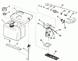 Vro2 �������� ��� Kit - 1.8 ������ (Vro2 Oil Tank Kit - 1.8 Gallon)
