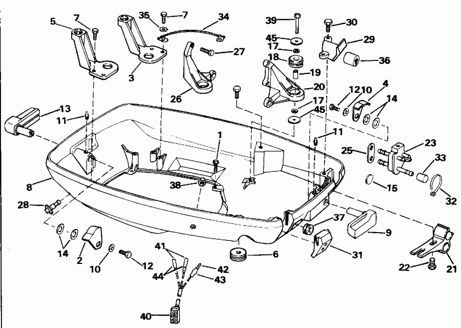 ��������� ����� Evinrude E70TTLEND 1992  - wer ������ ��������� (�����)