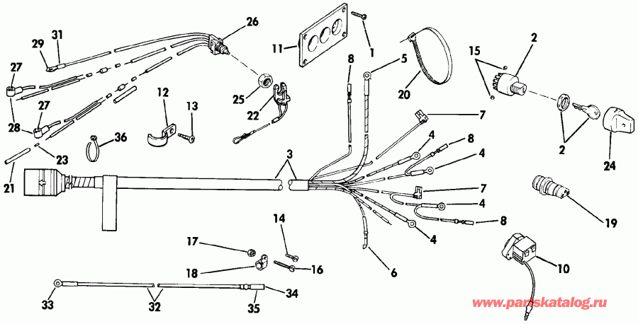  Evinrude TE25ELENS 1992  - take Manifold