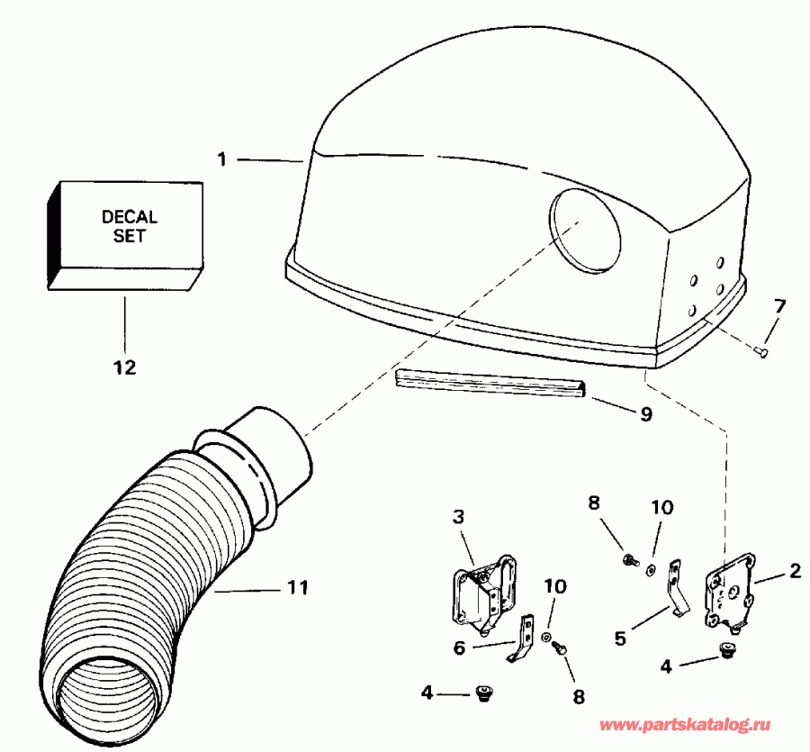 ��������� �������� ����� Evinrude VE100SLEND 1992  - Quiet Rider