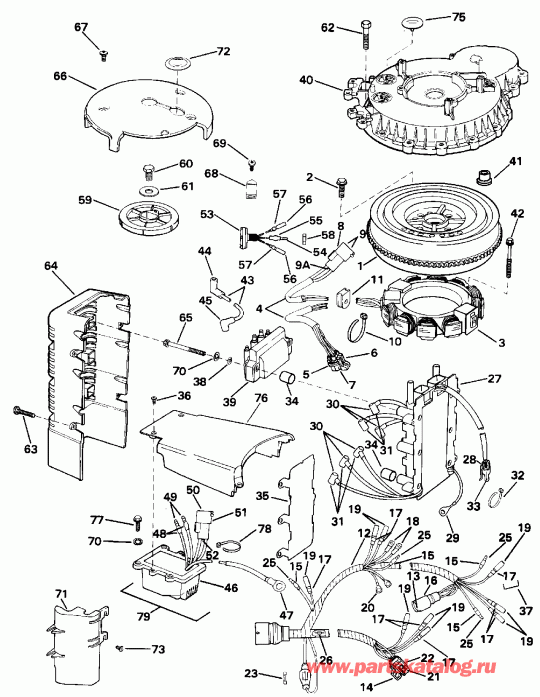 ����� Evinrude VE150ELENC 1992  - nition System - nition System