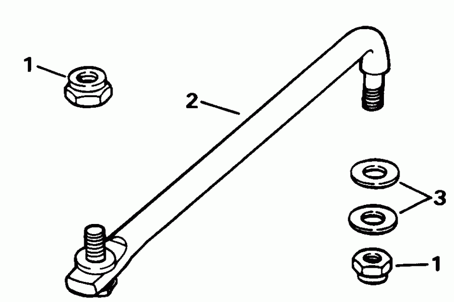 ��������� Evinrude VE150ELENC 1992  - ee������ ����������� Kit / eering Link Kit