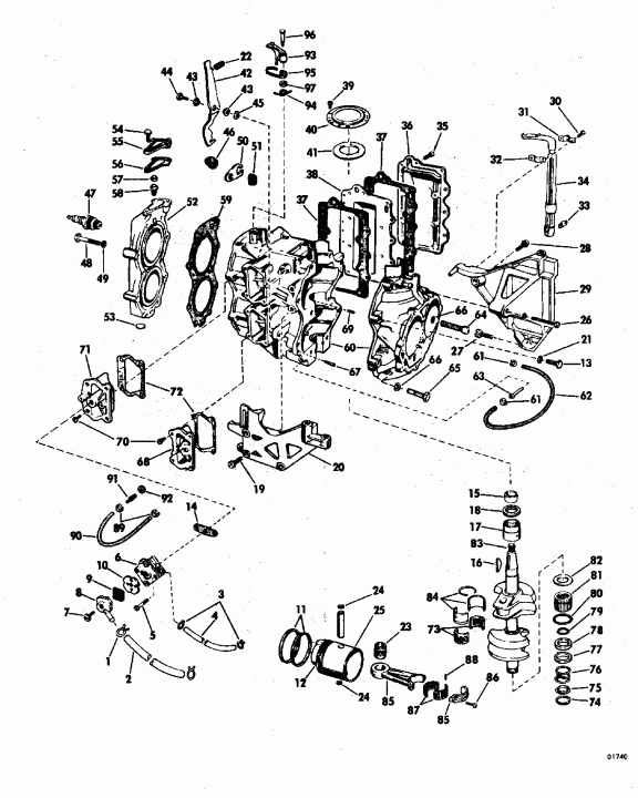 �������� ��������� ����� EVINRUDE VE25ELENS 1992  - nition / nition