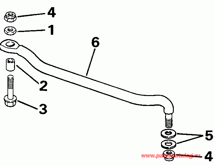 ��������� Evinrude VE50BEENJ 1992  - eering Link Kit / ee������ ����������� Kit