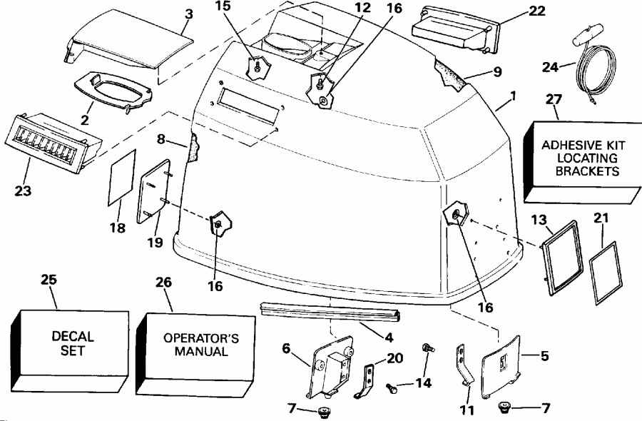 ��������� �������� ����� EVINRUDE E100STLETS 1993  - Johnson