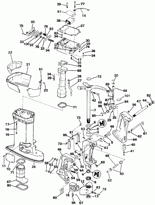 �������� ��������� ����� ������� E100WTXETD 1993  - dsection