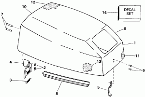 ������ ��������� (�����) - Johnson (Engine Cover - Johnson)