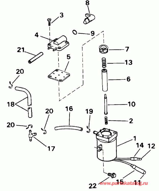 �������� ����� EVINRUDE E10RLETM 1993  - ectric Primer System - ectric Primer System