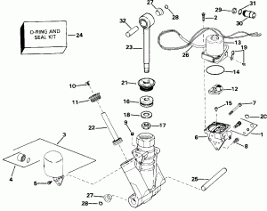 ���������������� ��������� ������� Hydraulic Assembly (Power Trim/tilt Hydraulic Assembly)