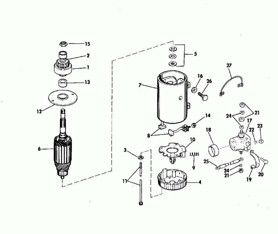 ��������� ��������� Evinrude E115TXATS 1993  - 90 / 100 / 115 Models