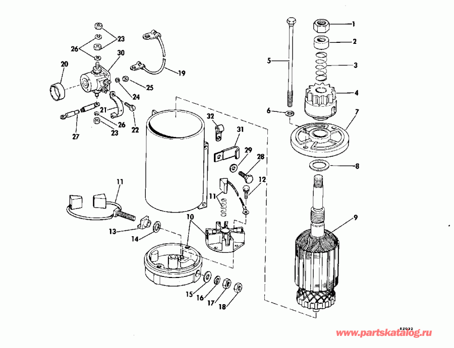 ��������� ����� EVINRUDE E115TXATS 1993  - arcase / arcase