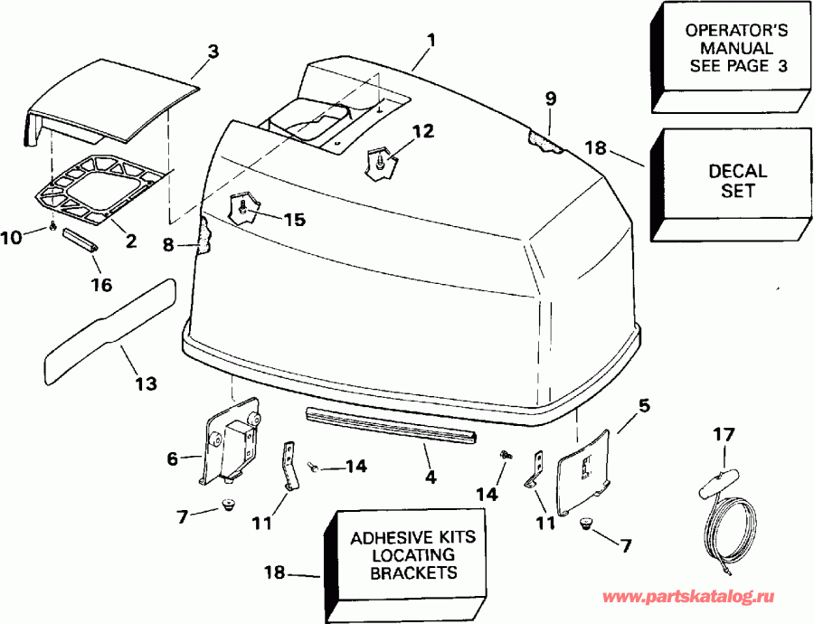 ��������� ������� E120TLETS 1993  - Johnson 120-140 Models / Johnson 120-140 Models
