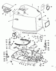 ������ ��������� (�����) - Evinrude 120-140 Models (Engine Cover - Evinrude 120-140 Models)