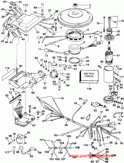 �������� ��������� ����� ������� E120TXATS 1993  - nition System & Starter Motor - nition System & ��������� ��������