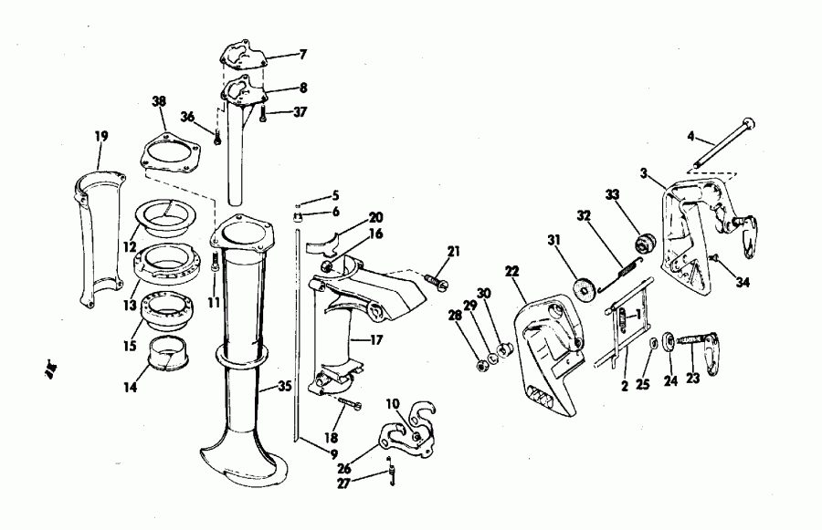 ��������� ������� E120TXETF 1993  - wer Trim / tilt ��������� - wer Trim/tilt Electrical