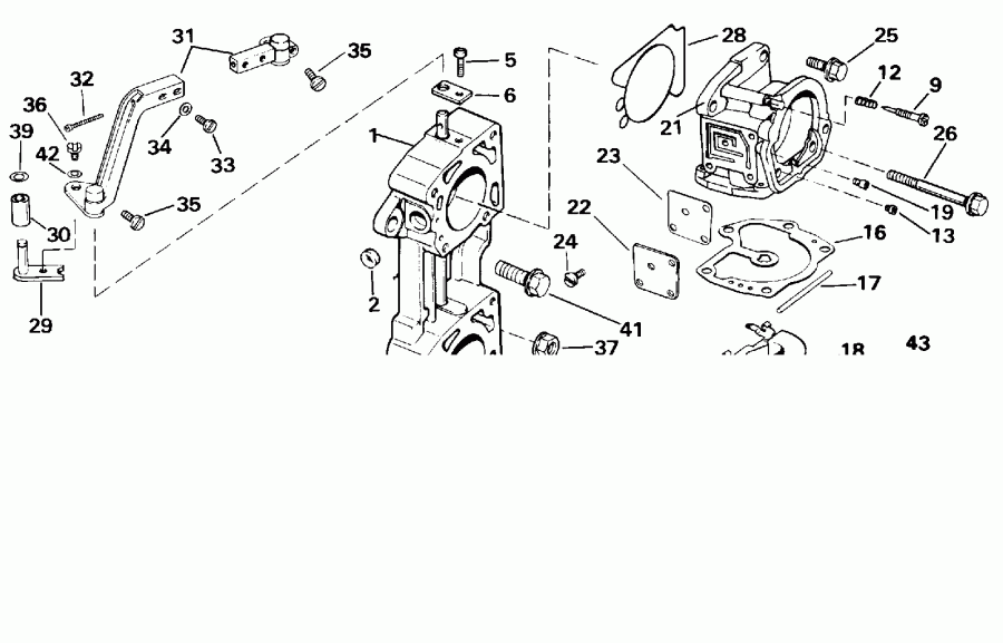 ��������� ����� EVINRUDE E120TXETS 1993  - 