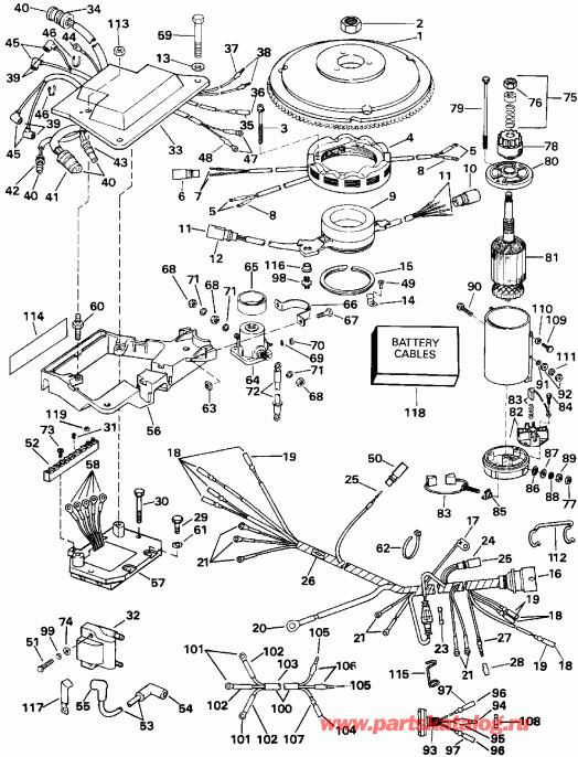    E125ESXETA 1993  - nition System &   / nition System & Starter Motor