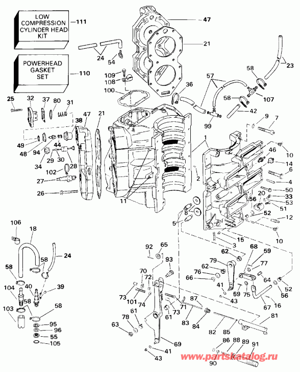 ����� Evinrude E140CXETF 1993  - 