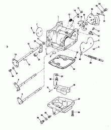 ������ ��������� (�����) - Evinrude 120-140 Models (Engine Cover - Evinrude 120-140 Models)