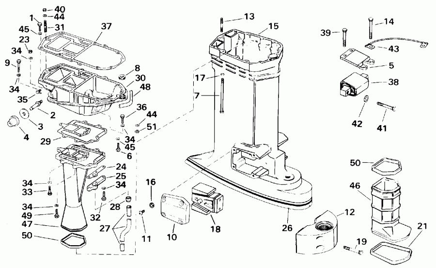 ��������� ��������� ������� E140TLETF 1993  - haust ������ / haust Housing